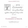 Domaine Catherine Le Goeuil Cairanne Cotes du Rhone Villages 2012 Front Label