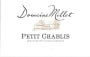 Domaine Chablis Millet Petit Chablis 2015 Front Label