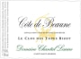 Dom. Chantal Lescure Cote de Beaune Le Clos des Topes de Bizot Rouge 2013 Front Label