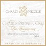 Domaine Charly Nicolle Chablis Les Fourneaux Premier Cru 2014 Front Label