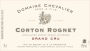 Domaine Chevalier Corton Rognet Grand Cru 2010 Front Label
