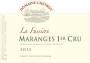 Domaine Chevrot et Fils Maranges La Fussiere Premier Cru 2012 Front Label