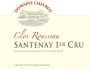 Domaine Chevrot et Fils Santenay Clos Rousseau Premier CRU 2013 Front Label