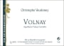 Domaine Christophe Vaudoisey Volnay 2009 Front Label