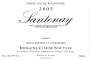 Domaine Claude Nouveau Santenay 2005 Front Label