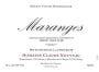 Domaine Claude Nouveau Maranges 2006 Front Label