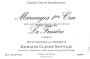 Domaine Claude Nouveau Maranges La Fussiere Premier CRU 2008 Front Label