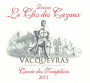 Domaine Clos des Cazaux Vacqueyras Cuvee des Templiers 2011 Front Label