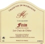 Domaine Collotte Fixin Les Crais de Chene 2012 Front Label