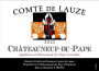 Domaine Comte De Lauze Chateauneuf-du-Pape Blanc 2010 Front Label