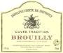 Domaine Comte De Monspey Brouilly 2008 Front Label