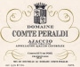 Domaine Comte Peraldi Ajaccio Rouge 2012 Front Label