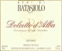 Beni di Batasiolo Dolcetto d'Alba 1999 Front Label