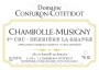 Domaine Confuron-Cotetidot Chambolle-Musigny Derriere la Grange Premier Cru 2012 Front Label