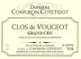 Domaine Confuron-Cotetidot Clos de Vougeot Grand Cru 2003 Front Label