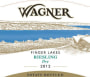 Wagner Vineyards Dry Riesling 2012 Front Label