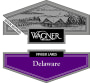 Wagner Vineyards Delaware 2013 Front Label