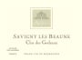 Domaine d'Ardhuy Savigny les Beaune Clos des Godeaux 2013 Front Label