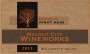 Walnut City Wineworks Reserve Pinot Noir 2011 Front Label