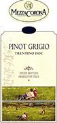 Mezzacorona Pinot Grigio 2000 Front Label