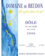 Domaine de Beudon Dole 2006 Front Label