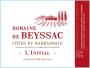 Domaine de Beyssac Cotes du Marmandais L'Initial 2014 Front Label