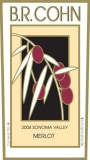 B.R. Cohn Sonoma Valley Merlot 2004 Front Label