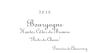 Domaine de Chassorney Bourgogne Hautes Cotes de Beaune Puits de chaux 2013 Front Label