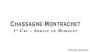Domaine de Chassorney Chassagne-Montrachet  Abbaye de Morgeot Premier CRU 2011 Front Label