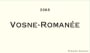 Domaine de Chassorney  Vosne-Romanee 2008 Front Label