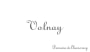 Domaine de Chassorney Volnay 2012 Front Label