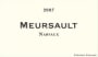 Domaine de Chassorney Meursault Narvaux 2007 Front Label