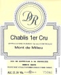 Domaine de Claire Chablis Mont de Milieu Premier Cru 2011 Front Label