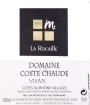 Domaine de Coste Chaude Cotes du Rhone Villages Visan La Rocaille 2012 Front Label