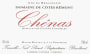 Domaine de Cotes Remont Chenas 2008 Front Label