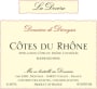 Domaine de Dionysos Cotes du Rhone la Deveze 2013 Front Label
