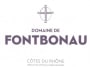 Domaine de Fontbonau Cotes du Rhone Rouge 2012 Front Label