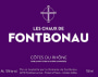 Domaine de Fontbonau Cotes du Rhone Les Chaux de Fontbonau 2012 Front Label