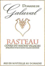 Domaine Galuval Rasteau 2010 Front Label