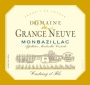Domaine de Grange Neuve Monbazillac 2014 Front Label