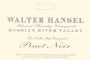 Walter Hansel The South Slope Vineyard Pinot Noir 2012 Front Label