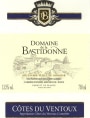 Domaine de la Bastidonne Cotes Du Ventoux Rouge 2007 Front Label