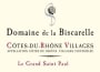 Domaine de La Biscarelle Cotes du Rhone Villages Le Grand Saint Paul 2011 Front Label