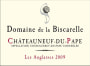 Domaine de La Biscarelle Chateauneuf-du-Pape Les Anglaises 2009 Front Label