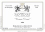 Domaine De La Choupette Santenay Commes Dessus 2013 Front Label
