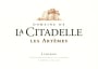 Domaine de la Citadelle Luberon Les Artemes Cuvee Blanc 2013 Front Label