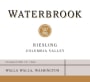 Waterbrook Riesling 2013 Front Label