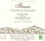 Domaine de la Grand'Cour Fleurie Chapelle des Bois 2015 Front Label