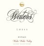 Waters Loess Vineyard Syrah 2009 Front Label