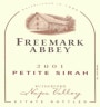 Freemark Abbey Petite Sirah 2001  Front Label